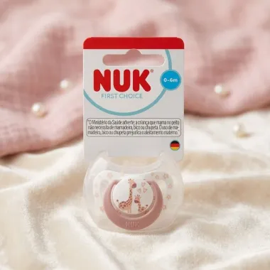 Bico Nuk First Choice 0 a 6 Meses Girafa 1 Unidade