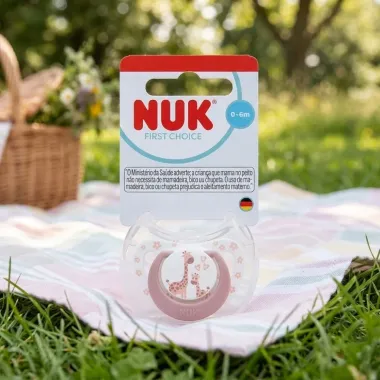 Bico Nuk First Choice 0 a 6 Meses Girafa 1 Unidade