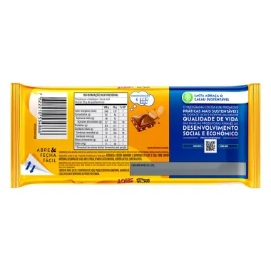 Chocolate ao Leite Shot com Amendoim 145g Tamanho Fam&iacute;lia