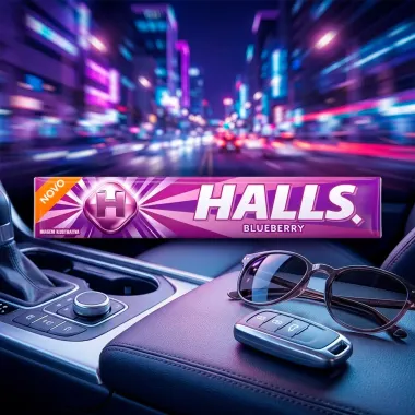 Bala Halls Sabor Blueberry 28g