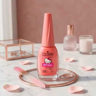 Esmalte Colorama Hello Kitty and Friends Glow Kitty Efeitos 8ml