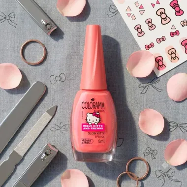 Esmalte Colorama Hello Kitty and Friends Glow Kitty Efeitos 8ml