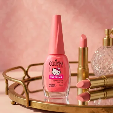 Esmalte Colorama Hello Kitty and Friends Glow Kitty Efeitos 8ml
