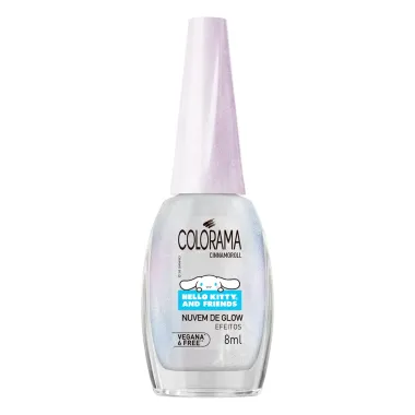 Esmalte Colorama Cinnamoroll Hello Kitty and Friends Nuvem de Glow Efeitos 8ml