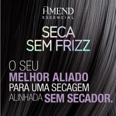 Leave In Finalizador Amend Essencial Seca Frizz Sem Secador 180g