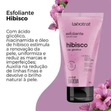 Esfoliante Rosto e Corpo Labotrat Dia a Dia Hibisco 150g