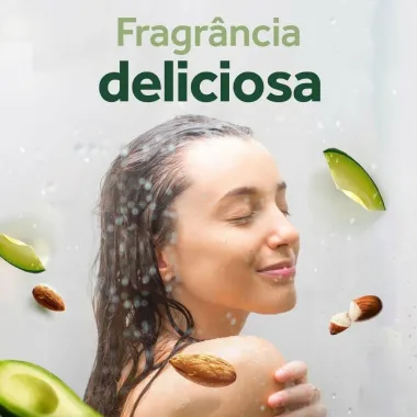 Sabonete L&iacute;quido Esfoliante Palmolive Smoothie Am&ecirc;ndoa, Abacate e Leite 250ml