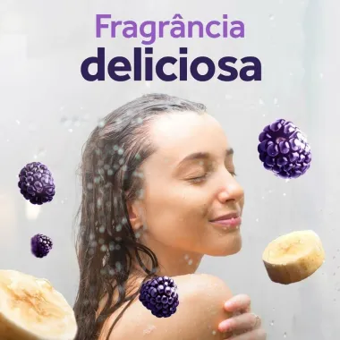 Sabonete L&iacute;quido Cremoso Palmolive Smoothie Frutas Vermelhas, Berries, Banana e Iogurte 250ml