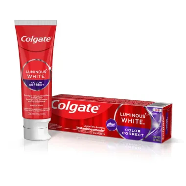Creme Dental Colgate Luminous White Color Correct Fresh Mint 133g