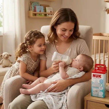 Mamadeira NUK Perfect Match Silicone Estampa Ovelha 0+ Meses 150ml