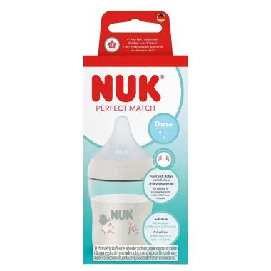 Mamadeira NUK Perfect Match Silicone Estampa Ovelha 0+ Meses 150ml
