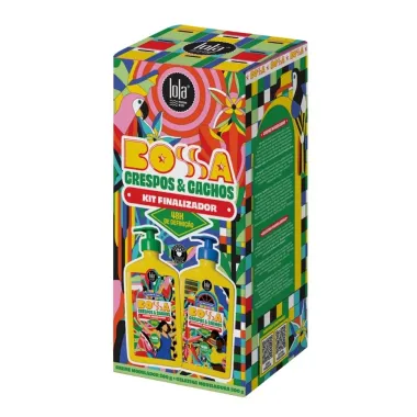 Kit Finalizador Lola Bossa Crespos e Cachos Creme Modelador 500g e Gelatina Modeladora 500g