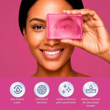 Sabonete de Glicerina Asepxia Suavizante 85g