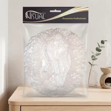 Touca T&eacute;rmica Novo Visual Isot&eacute;rmica Profissional com Bolinhas de Isopor Tamanho &Uacute;nico 1 Unidade