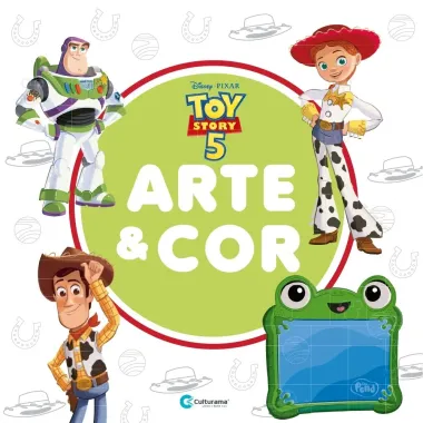 Livro Culturama Disney Arte e Cor Toy Story 5 1 Unidade