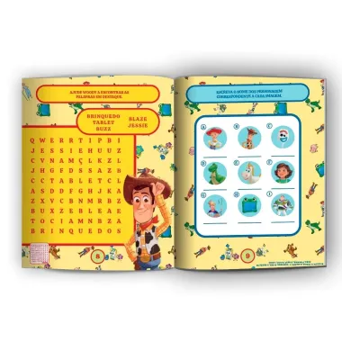 Livro Culturama Disney Toy Story 5 com 500 Adesivos