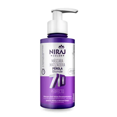 M&aacute;scara Matizadora Niraj Color 7D Perfecto P&eacute;rola Blonde 150ml