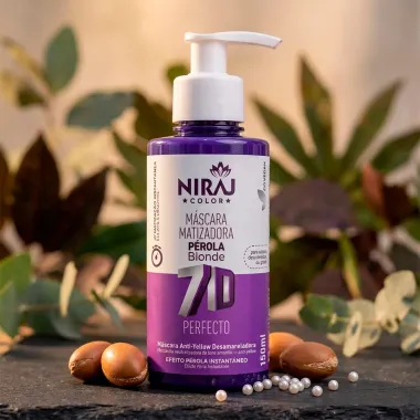 M&aacute;scara Matizadora Niraj Color 7D Perfecto P&eacute;rola Blonde 150ml