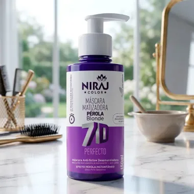 M&aacute;scara Matizadora Niraj Color 7D Perfecto P&eacute;rola Blonde 150ml