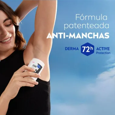 Desodorante Nivea Stick Black & White Invisible Clear Dual Shield 54g
