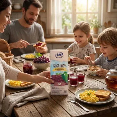 Suco Lan&ccedil;a Fit 100% Sabor Uva Tinto Sem a&ccedil;&uacute;car 200ml