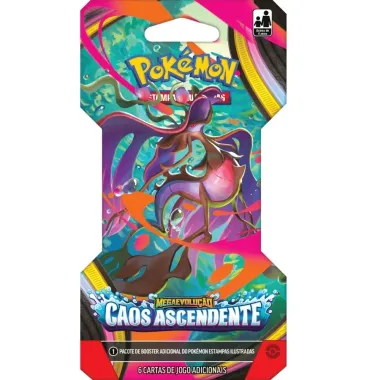 Figurinhas Pok&eacute;mon Megaevolu&ccedil;&atilde;o Caos Ascendente com 6 Cartas