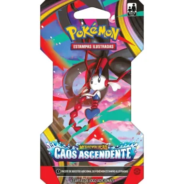 Figurinhas Pok&eacute;mon Megaevolu&ccedil;&atilde;o Caos Ascendente com 6 Cartas