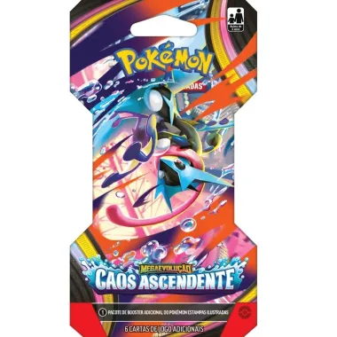 Figurinhas Pok&eacute;mon Megaevolu&ccedil;&atilde;o Caos Ascendente com 6 Cartas