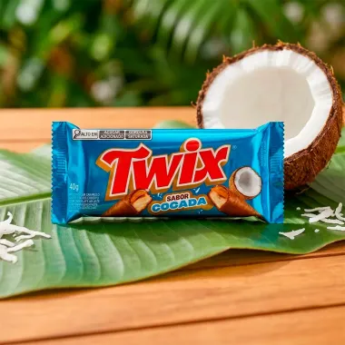 Chocolate Twix Sabor Cocada 40g