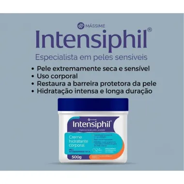 Creme Hidratante Corporal Intensephil Pele Extremamente Seca 500g