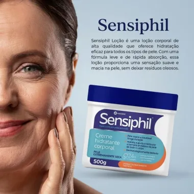 Creme Hidratante Corporal Intensephil Pele Extremamente Seca 500g