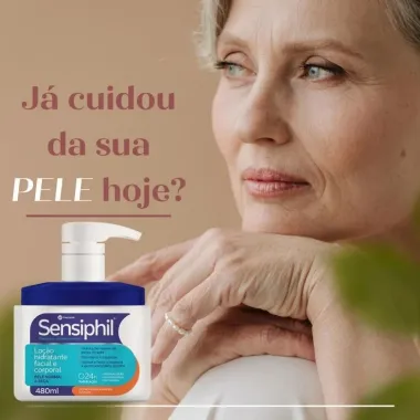 Lo&ccedil;&atilde;o Hidratante Facial e Corporal Intensephil Pele Normal a Seca 480ml