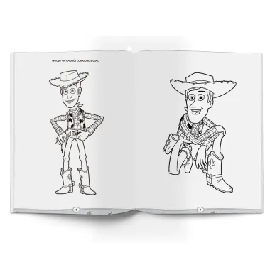 Livro de Atividades Mi&oacute; Disney Pixar Toy Story Aventura e Divers&atilde;o