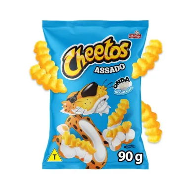 Chips Cheetos Onda Requeij&atilde;o 90g