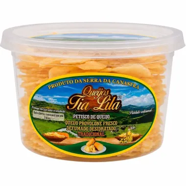 Petisco de Queijos Tia Lila Provolone Fresco Defumado Desidratado Tradicional 170g