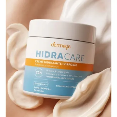 Creme Hidratante Corporal Dermage Hidracare Pele Secas a Extrassecas 454g