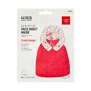 M&aacute;scara Facial de Algod&atilde;o Kiss New York Tightening Firmadora 25ml