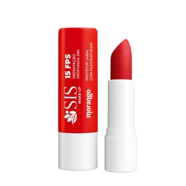 Protetor Labial Isis Make Up FPS15 Cor Morango 3,5g