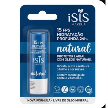 Protetor Labial Isis Make Up FPS15 Natural 3,5g