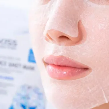 M&aacute;scara Facial de Algod&atilde;o Kiss New York Skin Recipe Collagen Sach&ecirc; 25ml