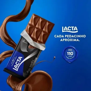 Chocolate Lacta ao leite Diamante Negro 50,1g