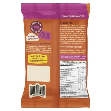 Biscoito Doce Zaytas Protein 12g de Prote&iacute;nas Sabor Caramelitas 35g