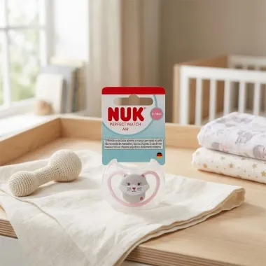 Chupeta NUK Perfect Match Air Gato de 6 a 18 Meses 1 Unidade
