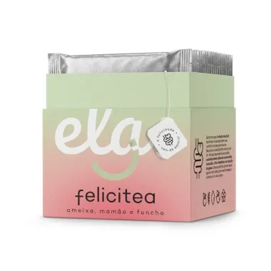 Ch&aacute; Felicitea Elas Equil&iacute;brio Intestinal Ameixa, Mam&atilde;o e Funcho com 60g