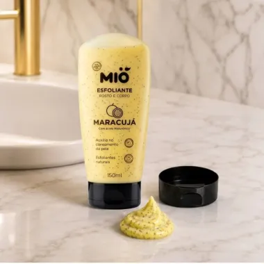 Esfoliante Rosto e Corpo Mi&oacute; Maracuj&aacute; 150g