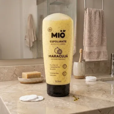 Esfoliante Rosto e Corpo Mi&oacute; Maracuj&aacute; 150g