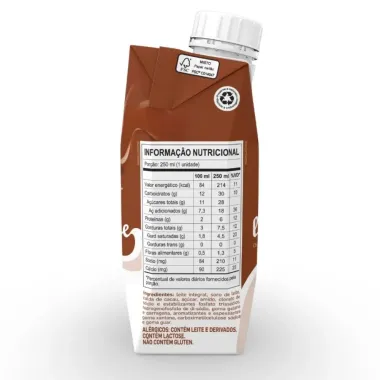 Bebida L&aacute;ctea Piracanjuba Cacau Show La Creme Gold Sabor Chocolate ao Leite 250ml