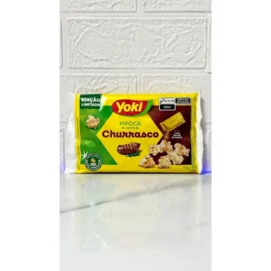 Pipoca para Microondas Yoki Sabor Churrasco 90g Edi&ccedil;&atilde;o Limitada