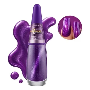Esmalte Impala Disney Hannah Montana Pop Star Word Cat Eye Efeito Magn&eacute;tico
