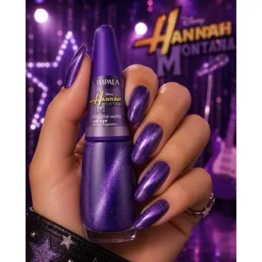 Esmalte Impala Disney Hannah Montana Pop Star Word Cat Eye Efeito Magn&eacute;tico